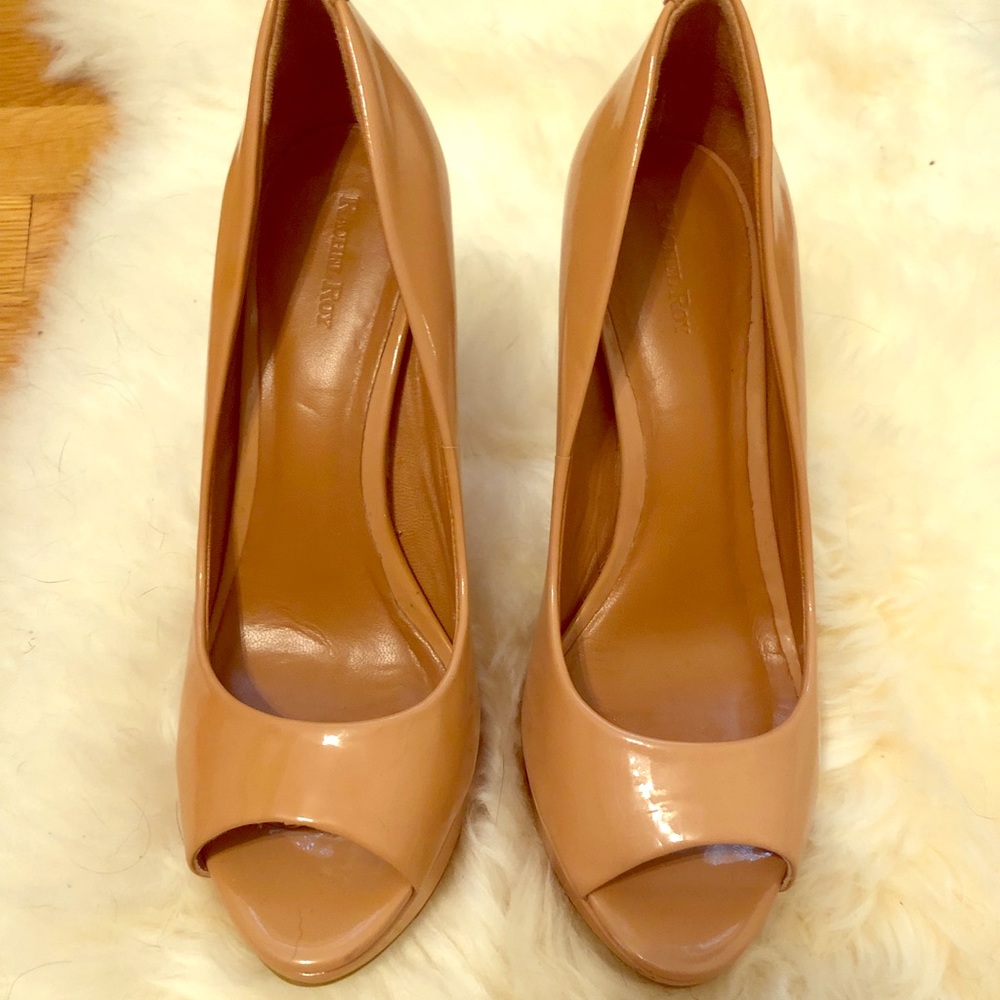 Rachel Roy peep toe pumps